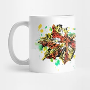 Leaf print Mug